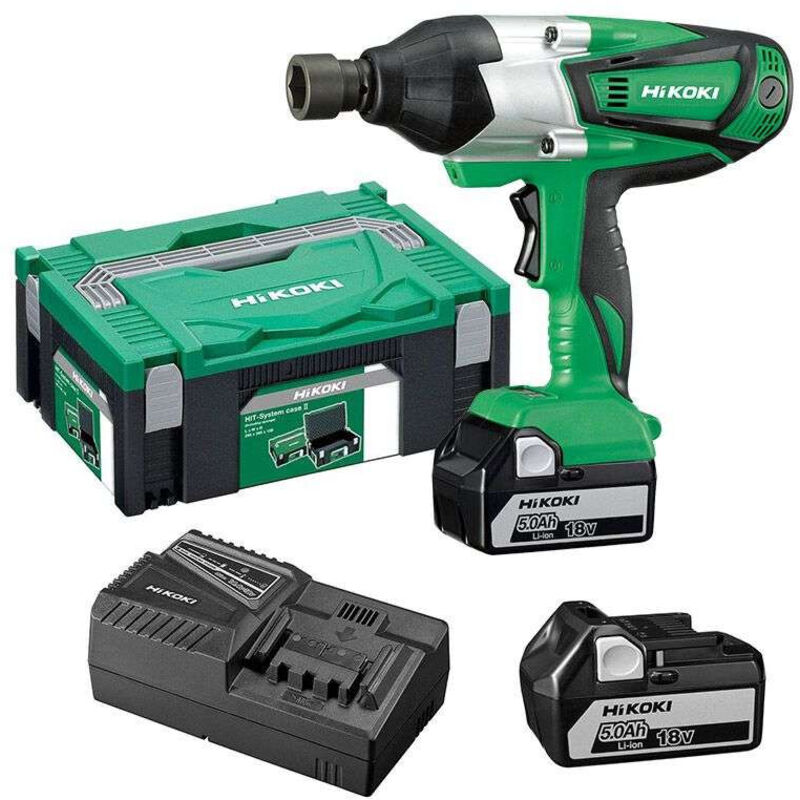 Hitachi - Boulonneuse hikoki WR18DSHL 18V (2 x 5.0 Ah) 480 Nm