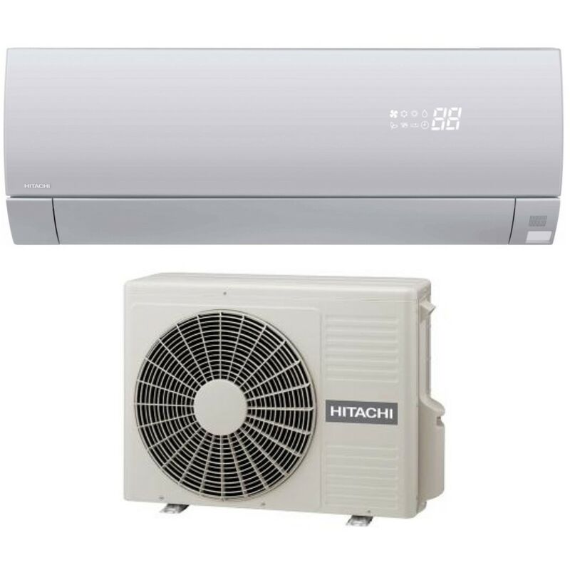 Hitachi - climatiseur inverter série premium argent 12000 btu rak-35pses r-32 wi-fi couleur optionnelle argent - nouveau
