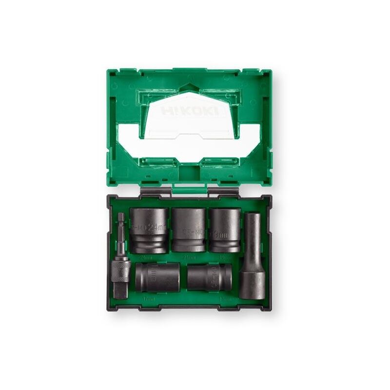 Hitachi - Coffret de douilles à choc 7 pcs pcb 8 hikoki 40030025