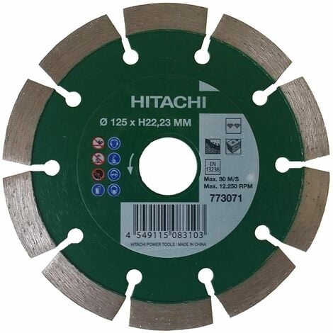 Hitachi Dia Trennscheibe 125 x 22,23mm Diamanttrennscheibe 773071