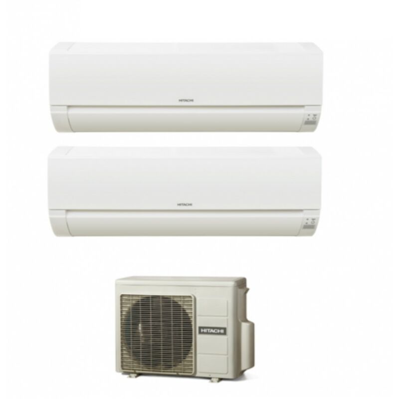 Hitachi - Dodai Série 9000+9000 Climatiseur rèversible Dual Split avec RAM-40NE2F R-32 Wi-Fi en option - nouveau 9+9
