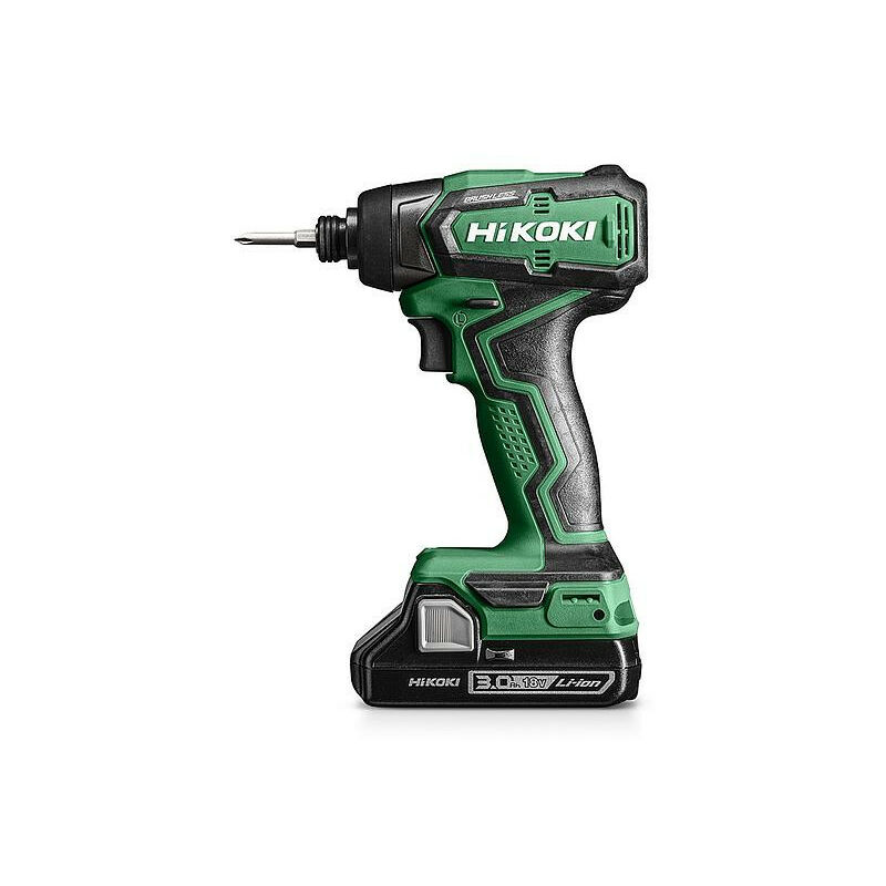 

Hitachi - Hikoki - Atornillador de impacto de 18V 2 x 3.0 Ah Li-Ion 140 Nm 1/4' en maletín - WH18DDWQZ