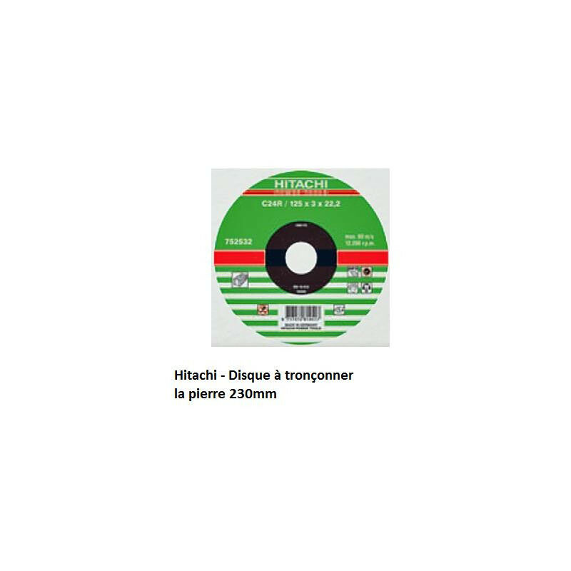 

Hitachi - Hikoki - Disco para cortar piedra 230mm - 752535