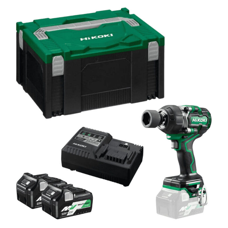 Hikoki - Boulonneuse à chocs 1/2' 36V 2.5Ah Multivolt - WR36DBWRZ