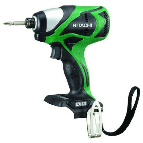 Hitachi – Visseuse à chocs 14,4 V – Couple max 160 Nm – Moteur compact pour vissage précis – Éclairage LED intégré – Poignée soft-grip ergonomique - 14DBDL