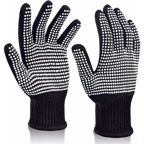 Hitzebeständige Handschuhe mit Silikonnoppen, 2 Stück hitzebeständige  Handschuhhandschuhe