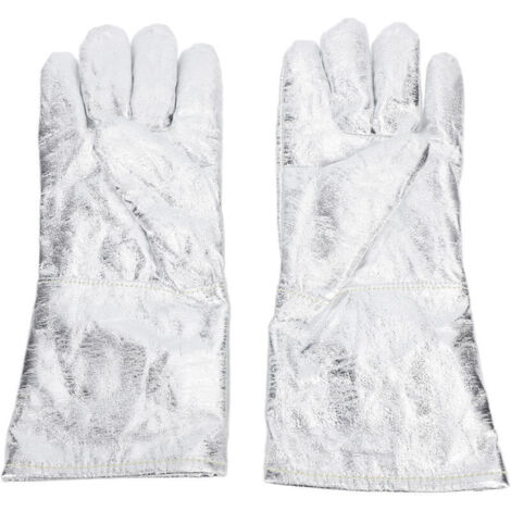 Hitzebeständige Schweißerhandschuhe mit aluminisierter, flammhemmender Beschichtung
