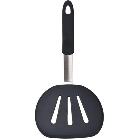 Hitzebeständiger Silikonspatel, Crêpe- und Eierschneider, vielseitiges und rutschfestes Küchenutensil