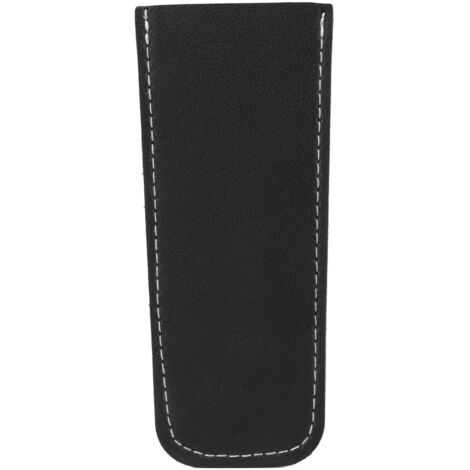 Hitzebeständiger Topfgriff aus Kunstleder, Küchenaccessoire für Gusseisenpfannen und Bratpfannen, Schwarz
