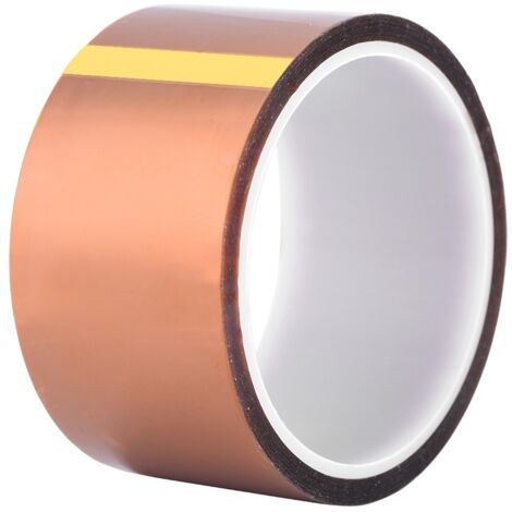 Hitzebeständiges Klebeband 250–300 °C, hohe Isolierung, 33 m × 50 mm × 0,06 mm, für Hochtemperaturanwendungen