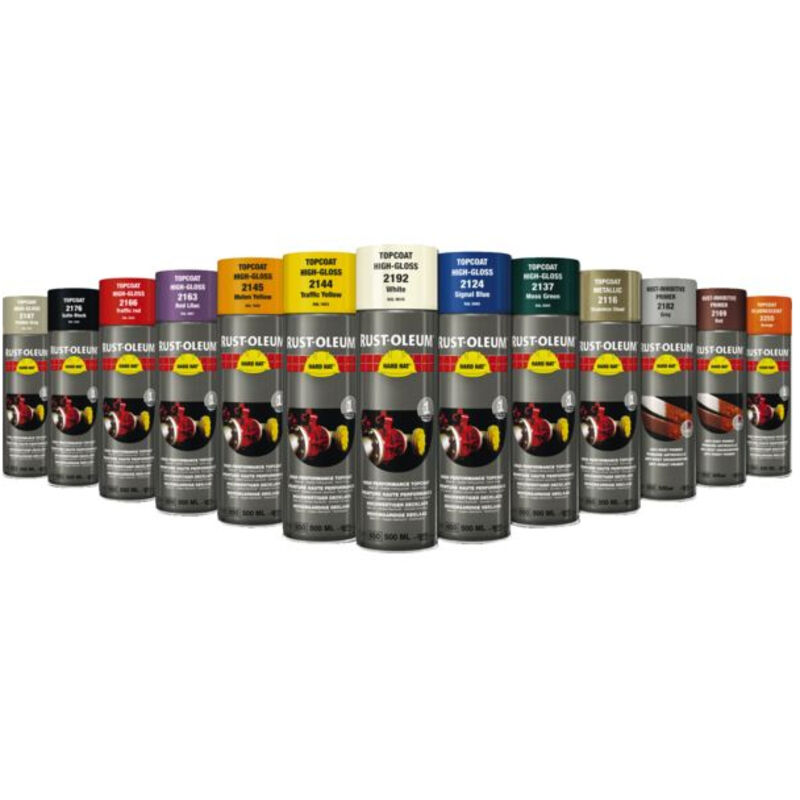 Rust-Oleum Endbeschichtung - 9005 Schwarz - Satin - 0, 5 L
