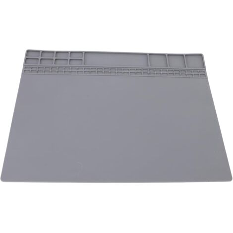 Hitzeisolierende Silikon-Arbeitsmatte, multifunktionale Reparaturmatte, rutschfest, hitzebeständig bis 500 °C (932 °F) für Computerreparaturen
