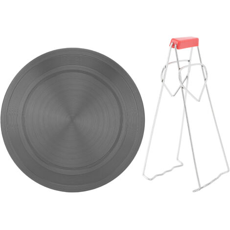 Hitzeverteilerplatte aus Aluminiumlegierung für Gasherd, Hitzeschild mit Griff