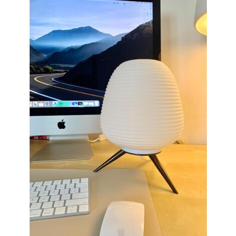 Hive T - moderne Tischlampe - Glaskokon