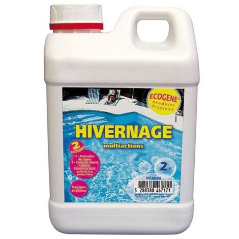 Hivernage pour piscine - ECOGENE - 2 L - Traitement non chloré - Liquide