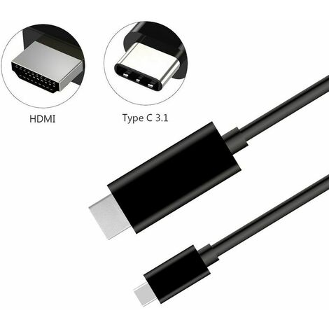 Hizek USB Type C Vers HDMI Cable Adaptateur