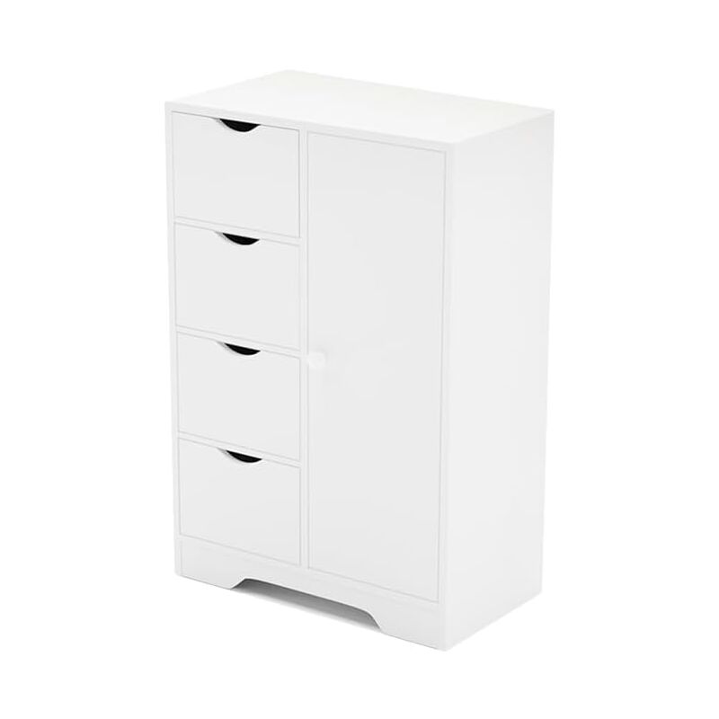 H.j Wedoo - Armoire de rangement avec tiroirs, portes, armoire multi-usages, buffet, buffet, armoires de salon, pour salon, cuisine