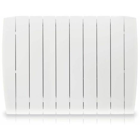 HJM Emisor Térmico Cerámico Bajo Consumo OPTIMA 1250, Programación 24/7, Funciones Ahorro, Turbo Programable, 1250W, Blanco