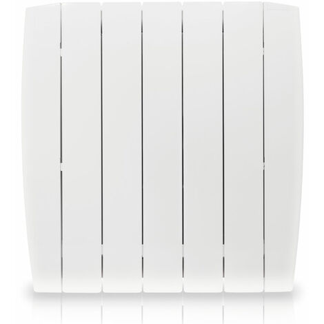 HJM Emisor Térmico de Fluido Bajo Consumo INDALS 800, Programación 24/7, Funciones Ahorro, Turbo Programable, 800W, Blanco