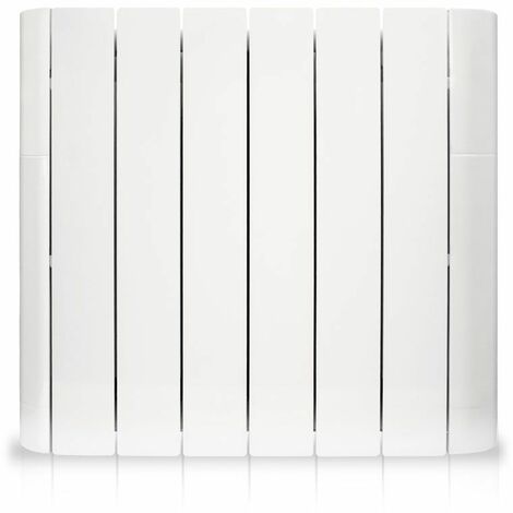 HJM Emisor Térmico de Fluido Bajo Consumo LAGAN 1000, Programación 24/7, Funciones Ahorro, Turbo Programable, 1000W, Blanco