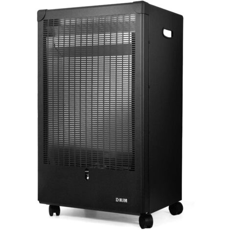 HJM GA4200 Estufa de Gas Llama Azul 4200 W Triple sistema de seguridad 3 Potencias Encendido piezoeléctrico Con Ruedas Acero