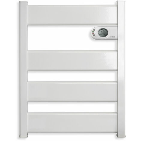 HJM Radiador Secatoallas Cerámico sin fluido LYSA 500, Blanco, 500 W, Programable 24/7, Modo Turbo, Funciones De Ahorro