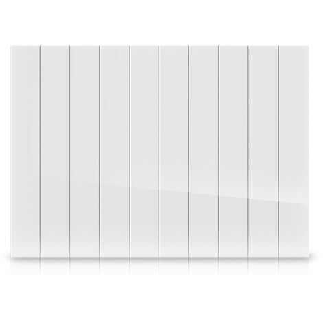 HJM – Radiateur à inertie céramique 2000W – Économique, programmable 24/7, détecteur fenêtres ouvertes, verrouillage clavier, indicateur consommation – Aluminium