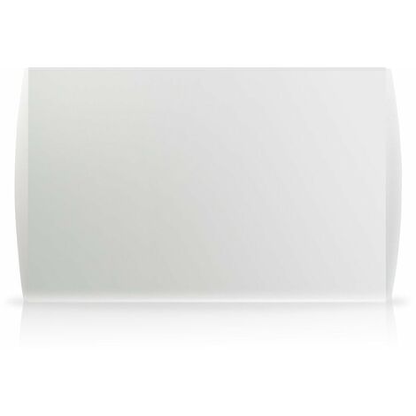 HJM – Radiateur à inertie sèche 2000 W – Design horizontal blanc – Thermostat électronique – Détecteur de fenêtre ouverte – Pour surfaces > 19 m²