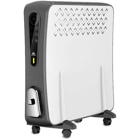 HJM VESUBIO2000i Convector electrónico 2000W con pantalla LCD en color blanco/gris