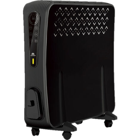 HJM VESUBIO2000i Convector electrónico 2000W con pantalla LCD en color negro
