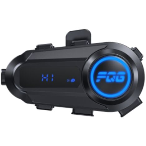 HK&HankeY08 - Casque Bluetooth pour moto avec lampe torche, batterie 1000 mAh offrant 18 h d'autonomie, étanchéité IPX6, compatible avec les appels directs et l'appairage avec des systèmes tiers.