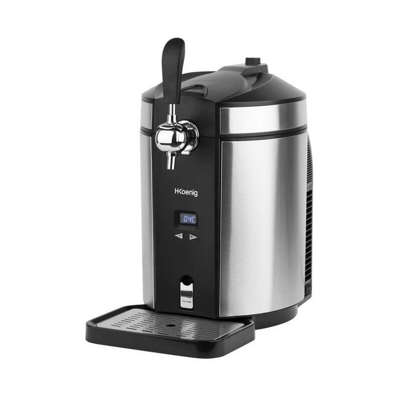 Tireuse a biere - tous futs de 5L - Noir/Inox - BW1880 - Hkoenig