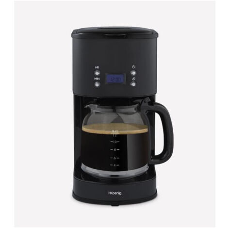 Hkoenig MG32 cafetière programmable noir 1,5 litres