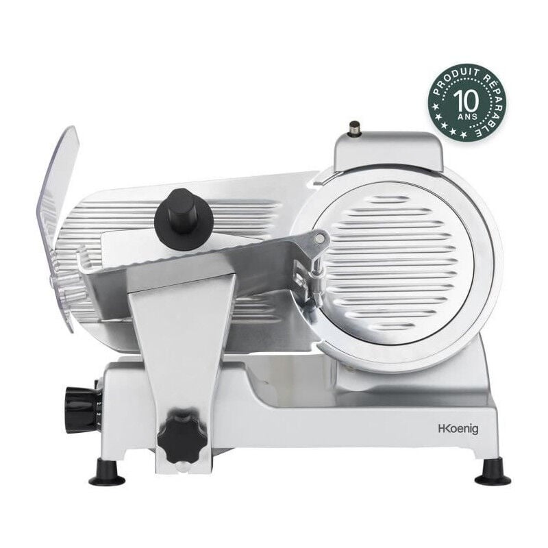 Hkoenig - Trancheuse a viande - H.Koenig - MSX220 - 240 w - Lame 220 mm - Epaisseur réglable 0-12 mm