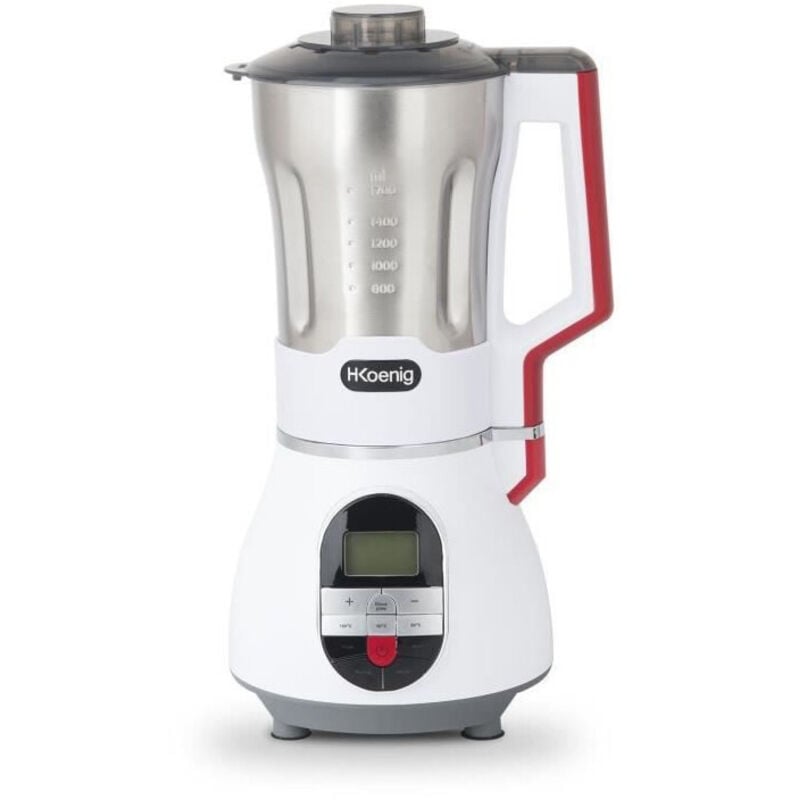 Blender chauffant - H.Koenig - MXC36 - 900 w - 1,4 l - Inox - 3 vitesses + Pulse