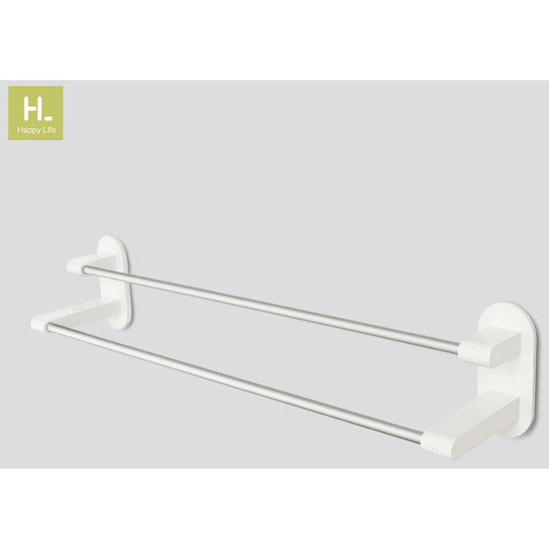 

HL Toallero Puerta de bano Cocina Toalla Gancho Almacenamiento Bufanda Percha Gabinete Colgante Aleacion de aluminio Toallero Accesorios de bano