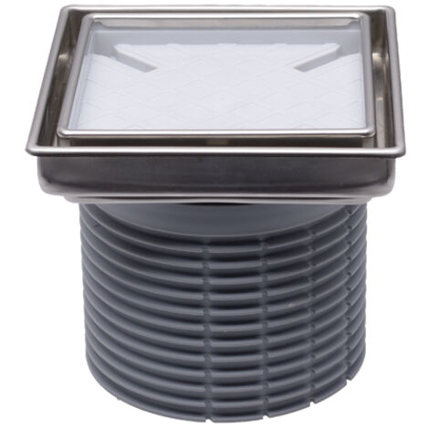 HL3020 Panneau supérieur carrelable d 110 mm Cadre en acier inoxydable 132 x 132 mm / 112 x 112 mm