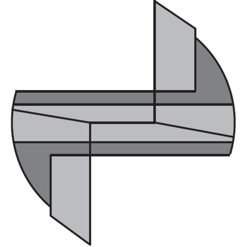 CMT - Fraise carbure à défoncer 16mm Longue - Queue filetage M12