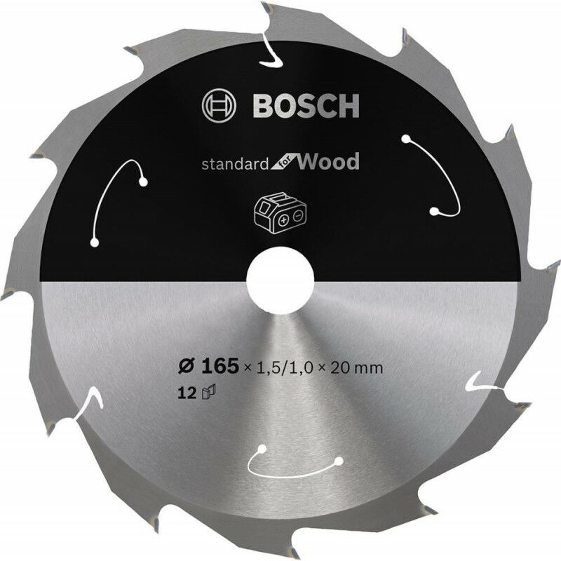 

Hoja De Sierra Circular 165X1.5 / 12 Z 1X20 Bosch