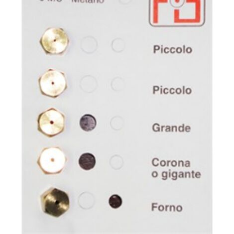 HM32 CONFEZIONE 5PZ UGELLI SPRUZZI CUCINA PASSO 8MC GPL PROPANO UNIVERSALE