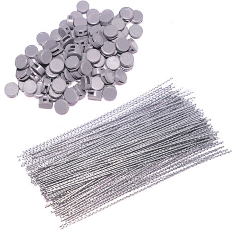 HMF 100 Plomben 8 mm + 100 Plombendrähte 100 mm