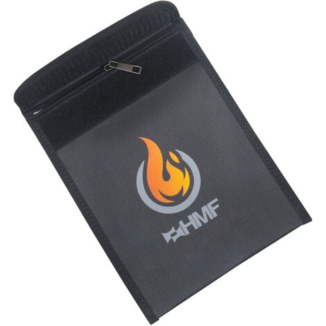 Feuerfeste Dokumententasche,Wasserdichte und Feuerfeste Geldtasche mit Reiß R9Z5 