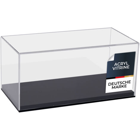 HMF 46803 Acryl Vitrine für Modellautos, Figuren, 30 x 15 x 14 cm
