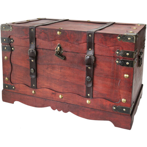HMF 6400 Schatztruhe mit Schloss, Frankreich, 60 cm