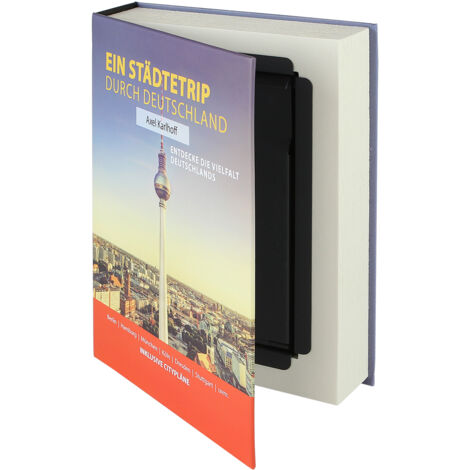 HMF 80915 Buchtresor Papierseiten Deutschland, 23 x 15 x 4 cm