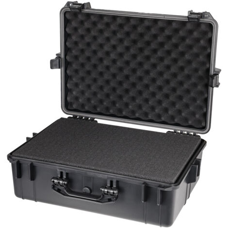 HMF ODK100 Outdoor-Fotokoffer, Universalkoffer mit Rasterschaumstoff, 57 cm