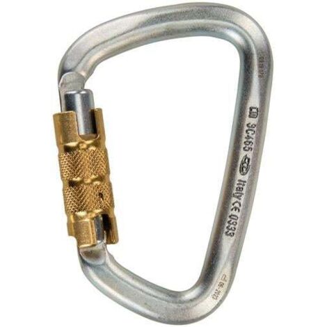 HMS-Karabiner LARGE STEEL TG L116xB79ca.mm verzinkter STA EN 362 Kl.M