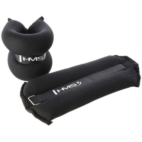 Hms ob06 black pesas para brazos y piernas 2x 3 kg