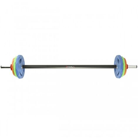 HMS SBP22 Langhantel – 20kg Set für das Krafttraining zu Hause