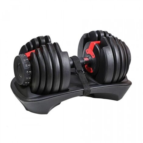 HMS Verstellbare Hantel SR52 - 2-24kg, Heimtraining